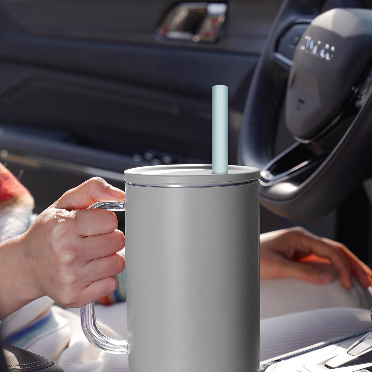 Silicone Drinking Straws Fit for Stanley 40oz 30oz Tumbler