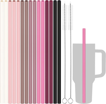 Silicone Drinking Straws Fit for Stanley 40oz 30oz Tumbler