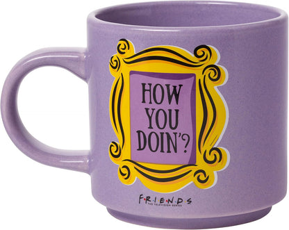 The Office Icons and Logo 2pk Ceramic Mug Stack, 13 Ounces
