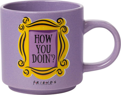 The Office Icons and Logo 2pk Ceramic Mug Stack, 13 Ounces