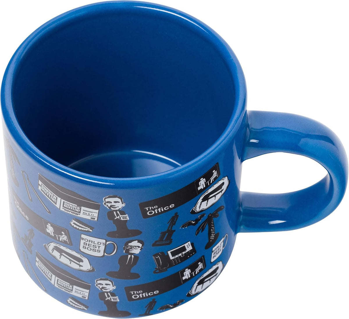 The Office Icons and Logo 2pk Ceramic Mug Stack, 13 Ounces