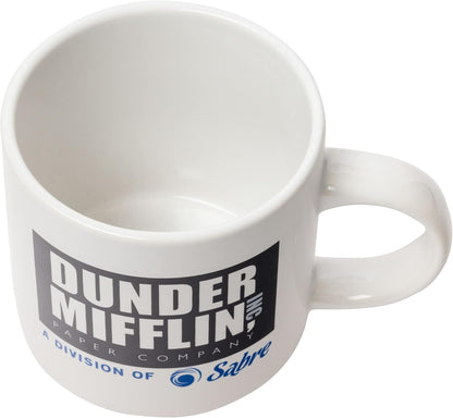 The Office Icons and Logo 2pk Ceramic Mug Stack, 13 Ounces