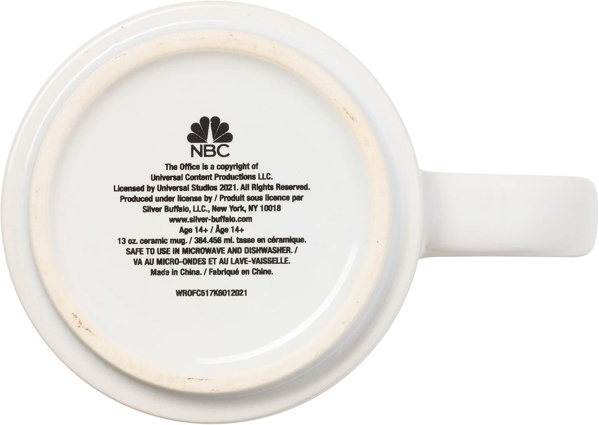 The Office Icons and Logo 2pk Ceramic Mug Stack, 13 Ounces