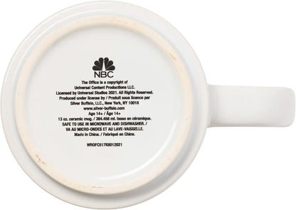 The Office Icons and Logo 2pk Ceramic Mug Stack, 13 Ounces