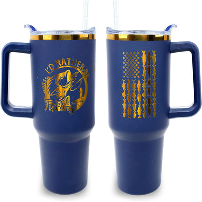Dental 40 oz Tumbler with Handle Straw Lid Leak Proof | Travel Coffee Mug Insulated Hot Cold Ice Christmas Mothers Day Birthday Gifts for Women Dental
