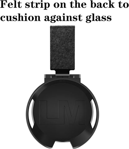 Large Car Door Cup Holder, Side Window Drink Holder, 2 Pack | Shockproof, Scratchproof, Doesn't Scratch Tint, Holds Large 8-40 oz. Bottles, Mugs and Other Big Drinks in 3.15"-3.93"