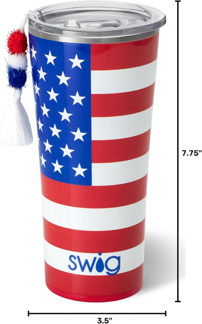 32oz Insulated Tumbler with Lid, Let's Go Girls | Triple Insulated Stainless Steel - Lid Included - Keeps Drinks Cold or Hot - Cup Holder Friendly - Dishwasher Safe