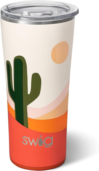 32oz Insulated Tumbler with Lid, Let's Go Girls | Triple Insulated Stainless Steel - Lid Included - Keeps Drinks Cold or Hot - Cup Holder Friendly - Dishwasher Safe