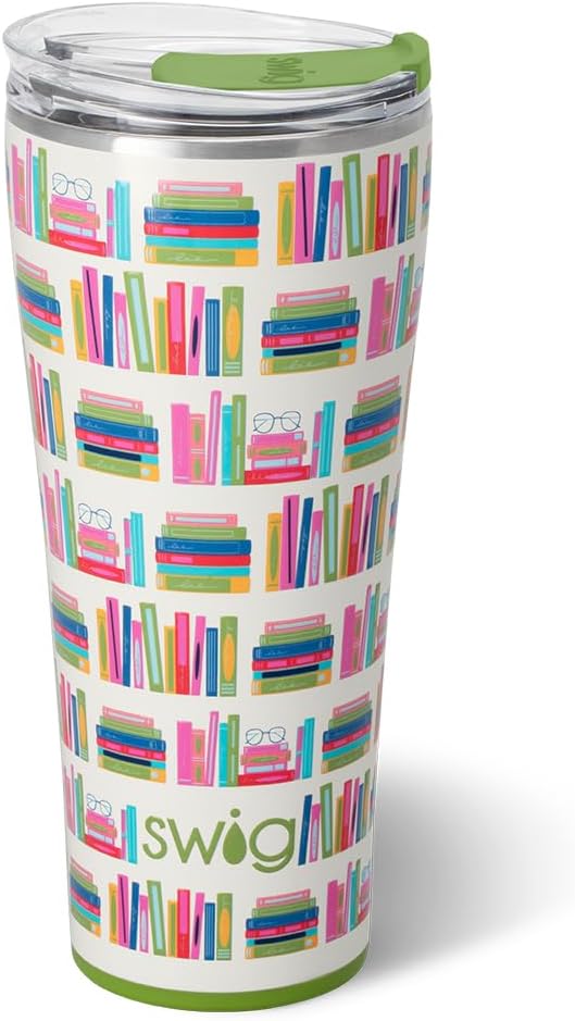 32oz Insulated Tumbler with Lid, Let's Go Girls | Triple Insulated Stainless Steel - Lid Included - Keeps Drinks Cold or Hot - Cup Holder Friendly - Dishwasher Safe