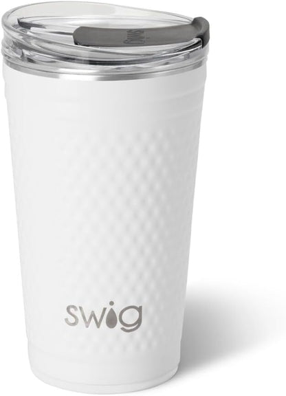 32oz Insulated Tumbler with Lid, Let's Go Girls | Triple Insulated Stainless Steel - Lid Included - Keeps Drinks Cold or Hot - Cup Holder Friendly - Dishwasher Safe