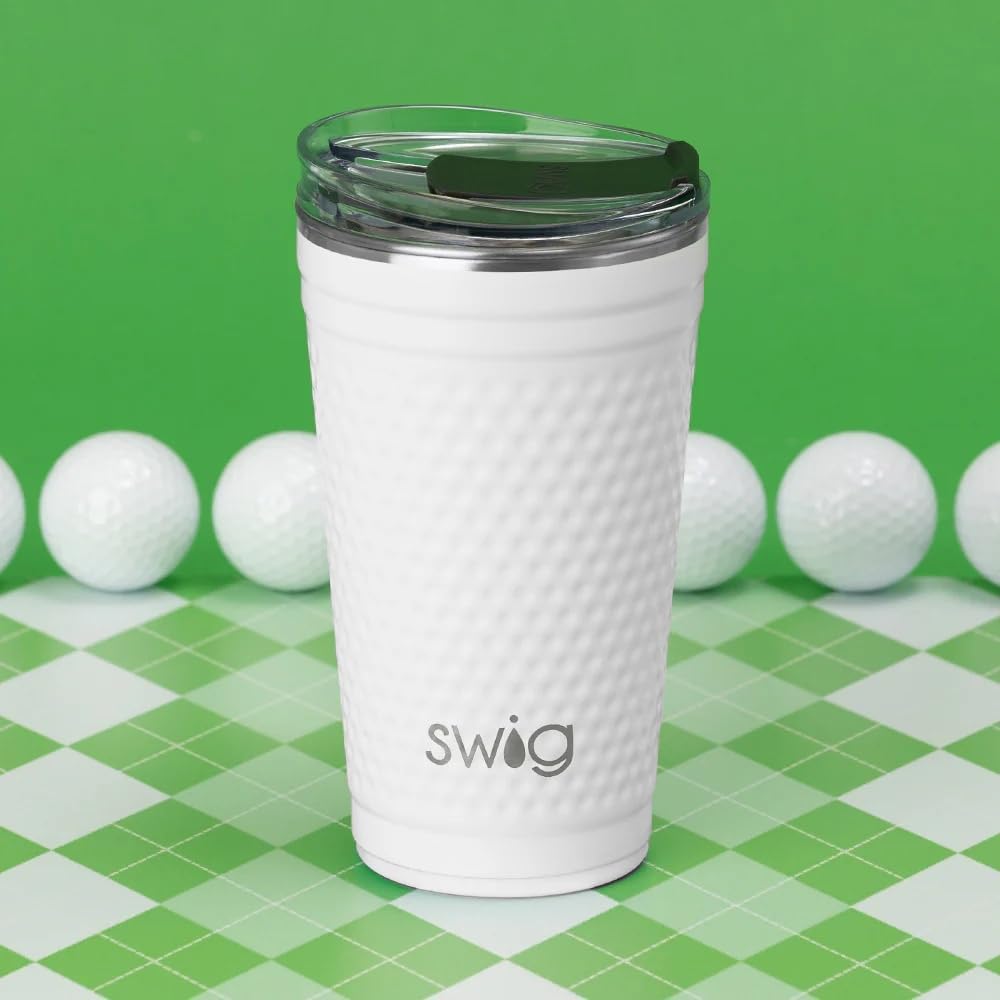32oz Insulated Tumbler with Lid, Let's Go Girls | Triple Insulated Stainless Steel - Lid Included - Keeps Drinks Cold or Hot - Cup Holder Friendly - Dishwasher Safe