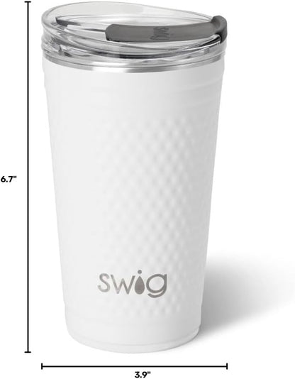 32oz Insulated Tumbler with Lid, Let's Go Girls | Triple Insulated Stainless Steel - Lid Included - Keeps Drinks Cold or Hot - Cup Holder Friendly - Dishwasher Safe