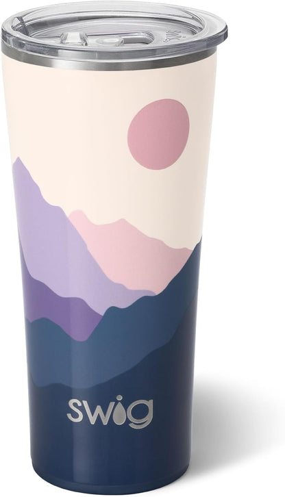 32oz Insulated Tumbler with Lid, Let's Go Girls | Triple Insulated Stainless Steel - Lid Included - Keeps Drinks Cold or Hot - Cup Holder Friendly - Dishwasher Safe