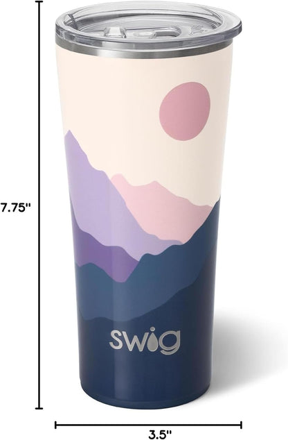 32oz Insulated Tumbler with Lid, Let's Go Girls | Triple Insulated Stainless Steel - Lid Included - Keeps Drinks Cold or Hot - Cup Holder Friendly - Dishwasher Safe