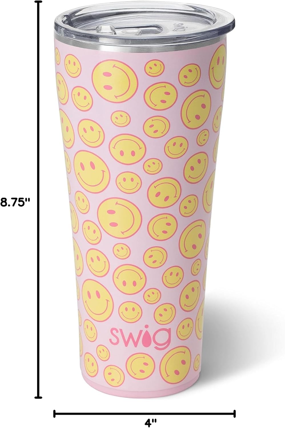 32oz Insulated Tumbler with Lid, Let's Go Girls | Triple Insulated Stainless Steel - Lid Included - Keeps Drinks Cold or Hot - Cup Holder Friendly - Dishwasher Safe