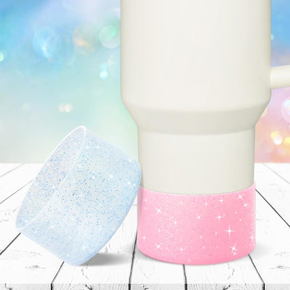 Glitter Silicone Boot for Stanley Tumbler 40oz&30oz and More Bottle