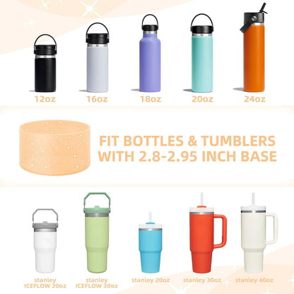 Glitter Silicone Boot for Stanley Tumbler 40oz&30oz and More Bottle