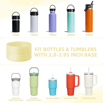 Glitter Silicone Boot for Stanley Tumbler 40oz&30oz and More Bottle