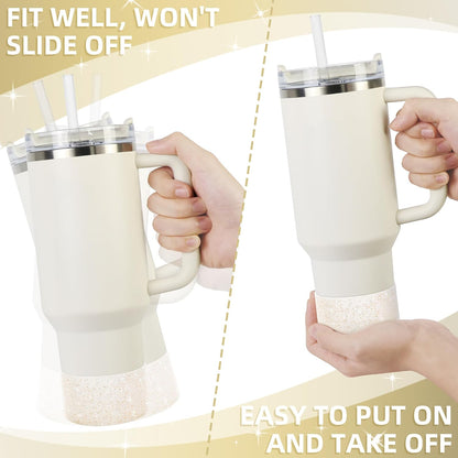 Glitter Silicone Boot for Stanley Tumbler 40oz&30oz and More Bottle