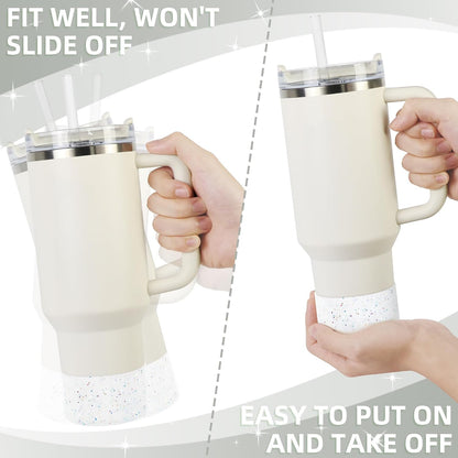 Glitter Silicone Boot for Stanley Tumbler 40oz&30oz and More Bottle