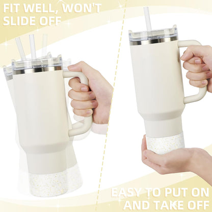 Glitter Silicone Boot for Stanley Tumbler 40oz&30oz and More Bottle