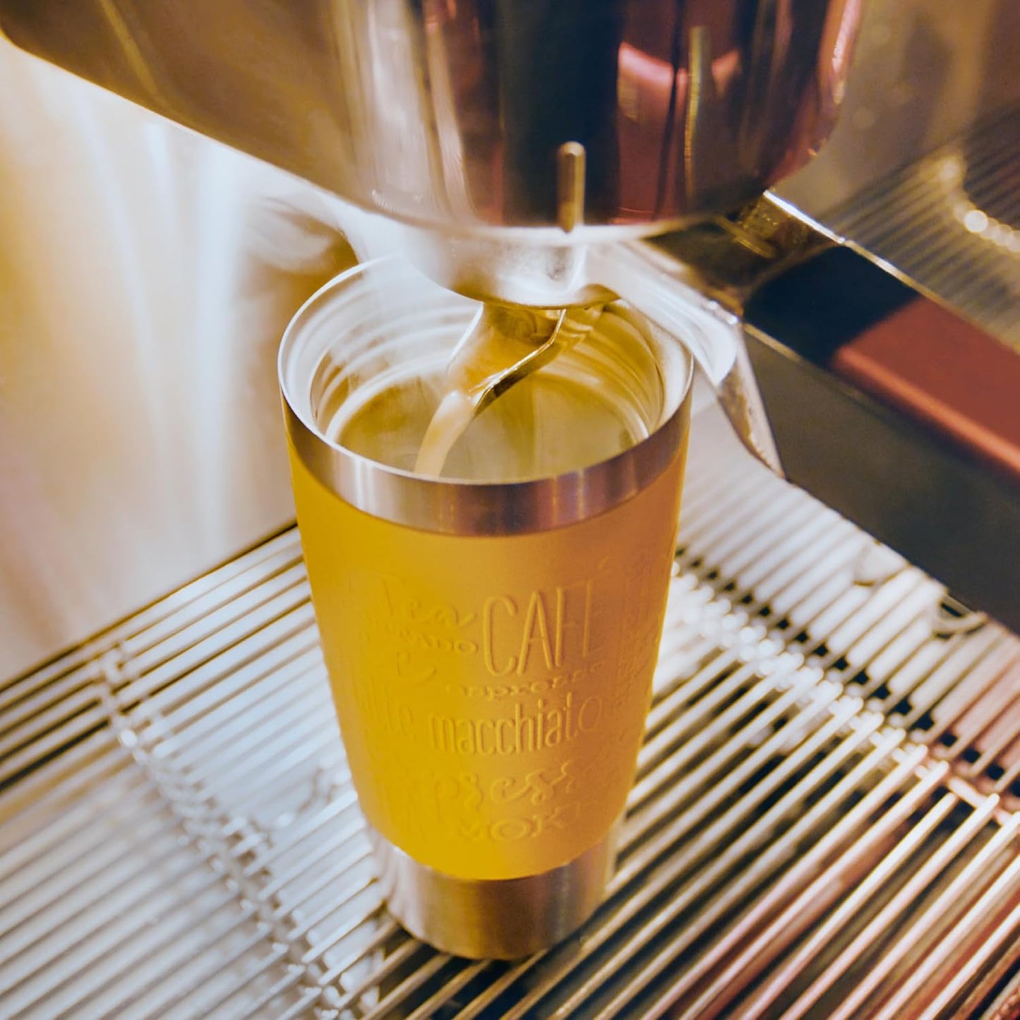 N20208 Travel Mug Classic Insulated Mug 0.36 Litres Comfort Screw Cap Stainless Steel 4 Hours Hot and 8 Hours Cold 100% Leak-Proof Dishwasher Safe 360° Drinking Opening Mustard Yellow
