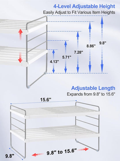 3-Tier Expandable Water Bottle Organizer Holder for 12-40oz Tumblers