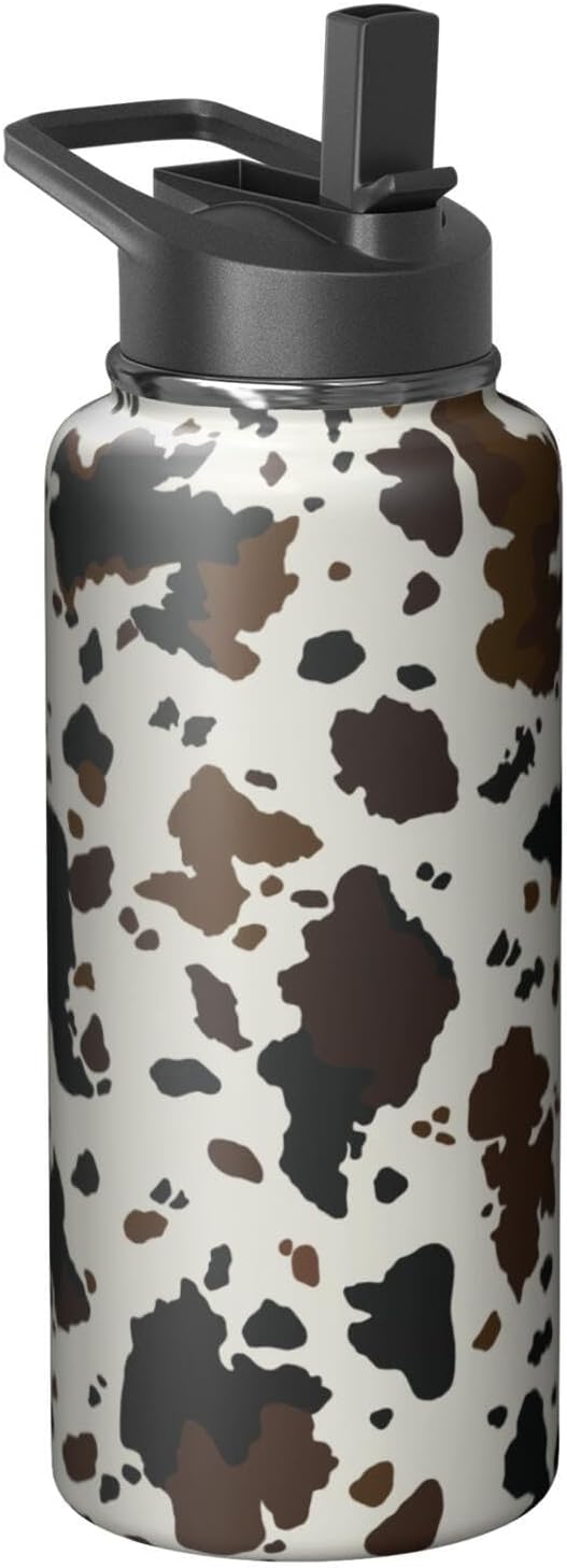 32 oz Pickleball Insulated Water Bottle with Straw - Pickleball Gym Hiking Sports Coffee Mug | Perfect Pickleball Gifts for Women, Pickleball Decor Accessories - Colors A