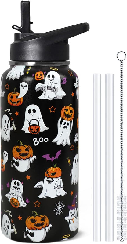 32 oz Pickleball Insulated Water Bottle with Straw - Pickleball Gym Hiking Sports Coffee Mug | Perfect Pickleball Gifts for Women, Pickleball Decor Accessories - Colors A