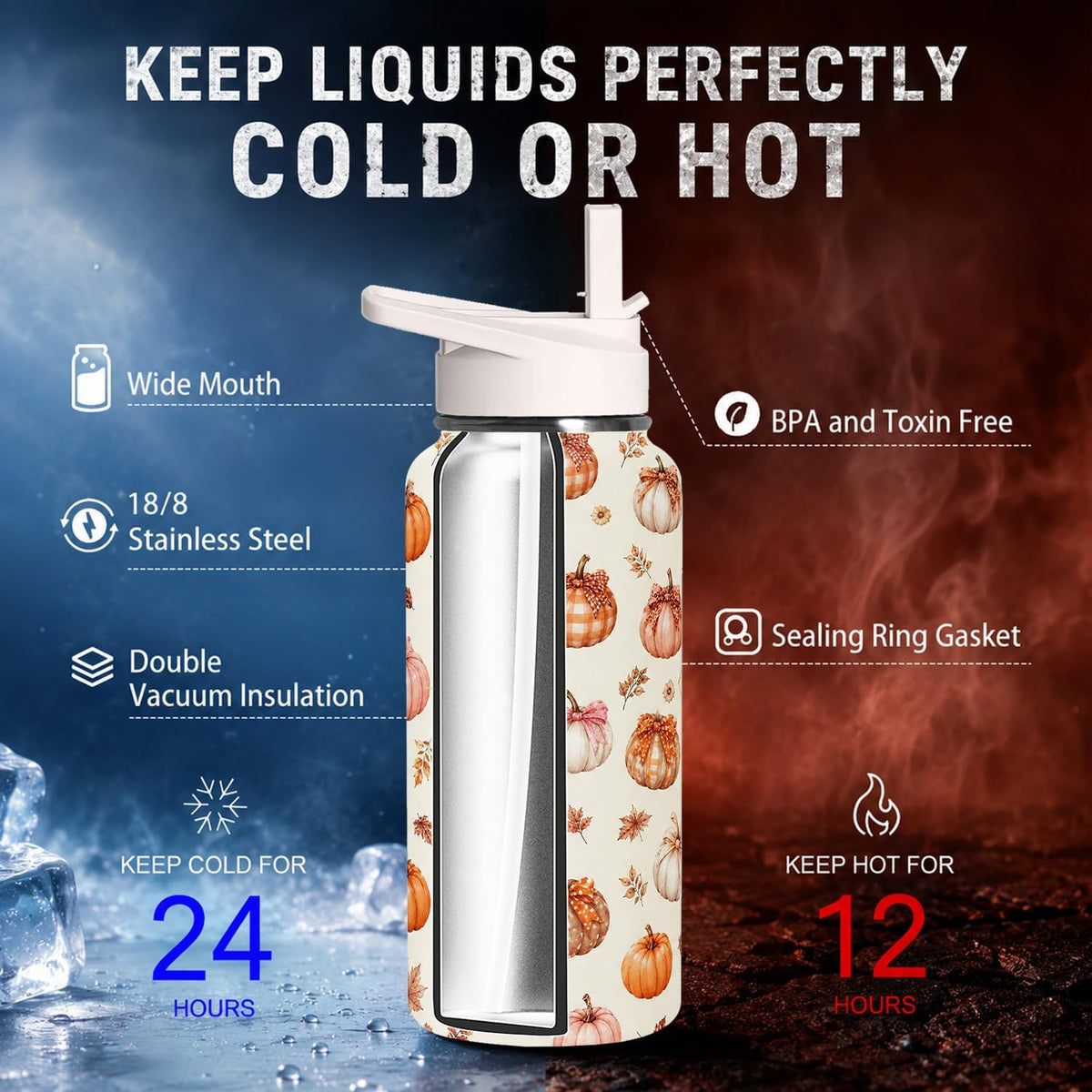 32 oz Pickleball Insulated Water Bottle with Straw - Pickleball Gym Hiking Sports Coffee Mug | Perfect Pickleball Gifts for Women, Pickleball Decor Accessories - Colors A