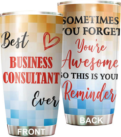 Best Lacrosse Coach Ever Tumbler Stainless Steel 20oz, Office Gifts Women Men Work Friends Coworker, Driking Coffee Cup For Birthday Christmas - Colors D