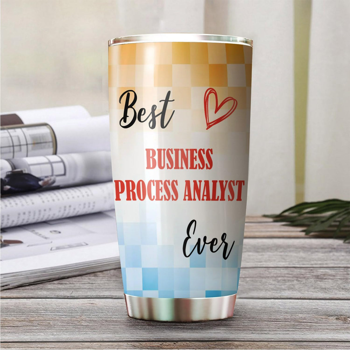 Best Lacrosse Coach Ever Tumbler Stainless Steel 20oz, Office Gifts Women Men Work Friends Coworker, Driking Coffee Cup For Birthday Christmas - Colors D
