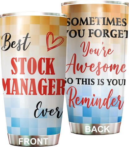 Best Lacrosse Coach Ever Tumbler Stainless Steel 20oz, Office Gifts Women Men Work Friends Coworker, Driking Coffee Cup For Birthday Christmas - Colors D
