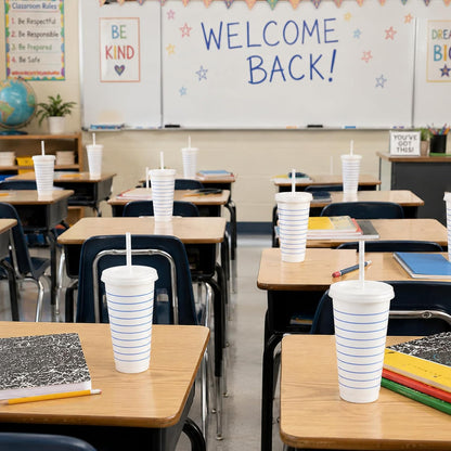 24 Pack Christian Tumblers with Lids and Straws, 24 oz Bible Verse Cups Bulk, Reusable Plastic Cups with Scripture, Religious Gifts Bulk for Church Events, Baptism, Bible Faith Celebrations