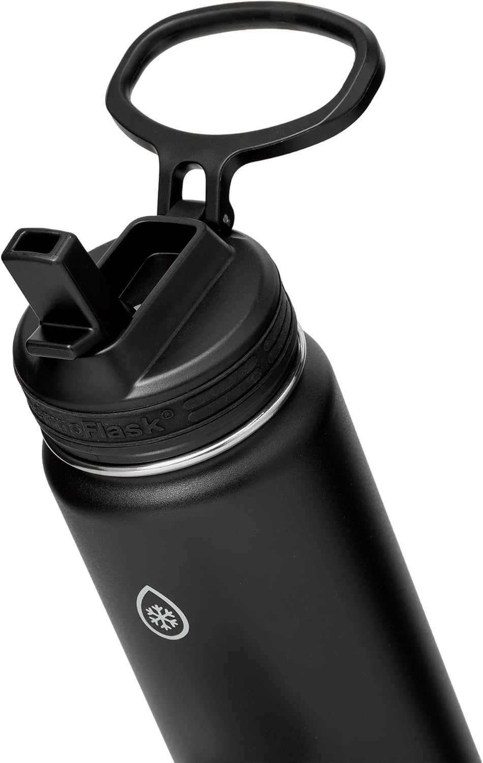 Insulated Water Bottle with Straw Lid (24 oz, Lemonade Stand) - Leakproof, Stainless Steel Water Bottle for Cold & Hot Drinks, Travel & Daily Hydration