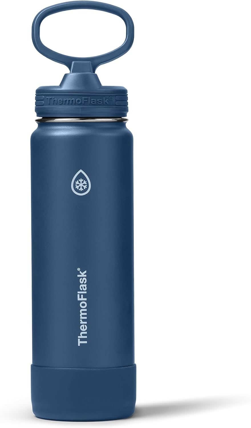 Insulated Water Bottle with Straw Lid (24 oz, Lemonade Stand) - Leakproof, Stainless Steel Water Bottle for Cold & Hot Drinks, Travel & Daily Hydration