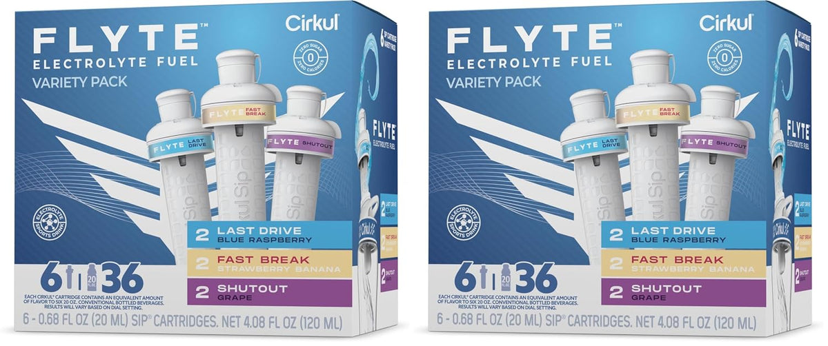 FitSip. No Sugar, 0 Cal Flavored Water with Electrolytes