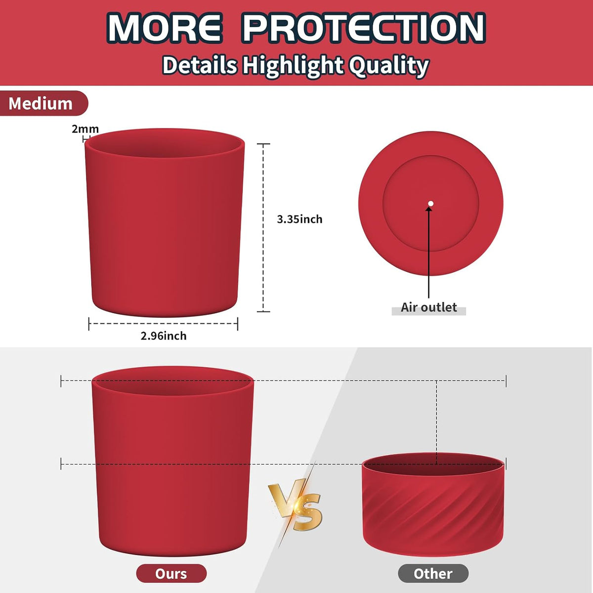 Higher Silicone Boot Compatible with Stanley Quencher H2.0 20/30/40oz | Tumbler Cups Anti-Slip & Anti-Scratch Soft Water Bottle Bottom Sleeve Cover Protector for IceFlow Flip 20/30oz, BPA Free - Colors A
