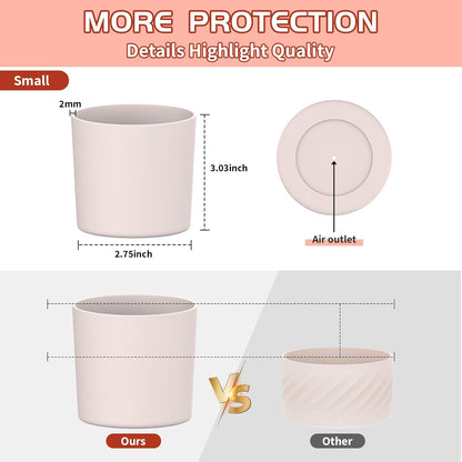 Higher Silicone Boot Compatible with Stanley Quencher H2.0 20/30/40oz | Tumbler Cups Anti-Slip & Anti-Scratch Soft Water Bottle Bottom Sleeve Cover Protector for IceFlow Flip 20/30oz, BPA Free - Colors A
