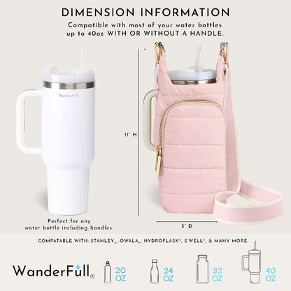 Original HydroBag HANDLE®, 40 oz Water Bottle Holder w/Strap