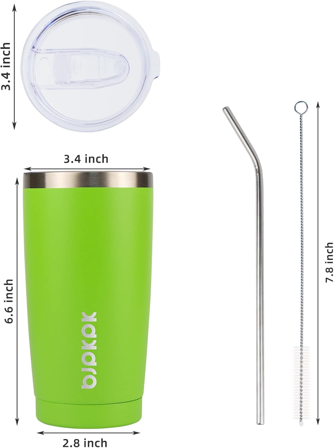 30 oz Tumbler with Lid and Straw, Insulated Stainless Steel Cup | Double Wall Vacuum, BPA Free, Leak Proof, Keeps Hot/Cold, Travel & Beach Ready, Car Holder Fit, Brick Red - Colors B
