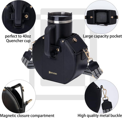 Stanley Cup Purse.Stanley Purse Cup Holder Bag.Water Bottle Holder. Bag with Water Bottle Pocket