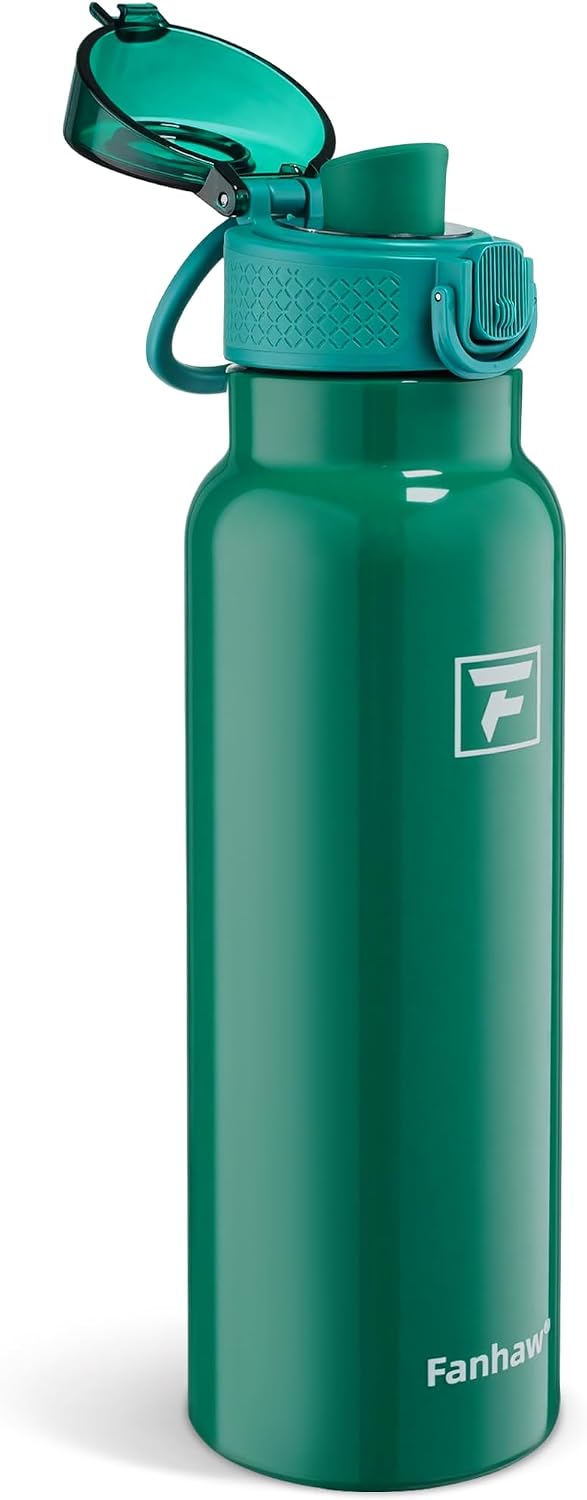 24oz Insulated Water Bottle with Soft Chug Lid, Pink