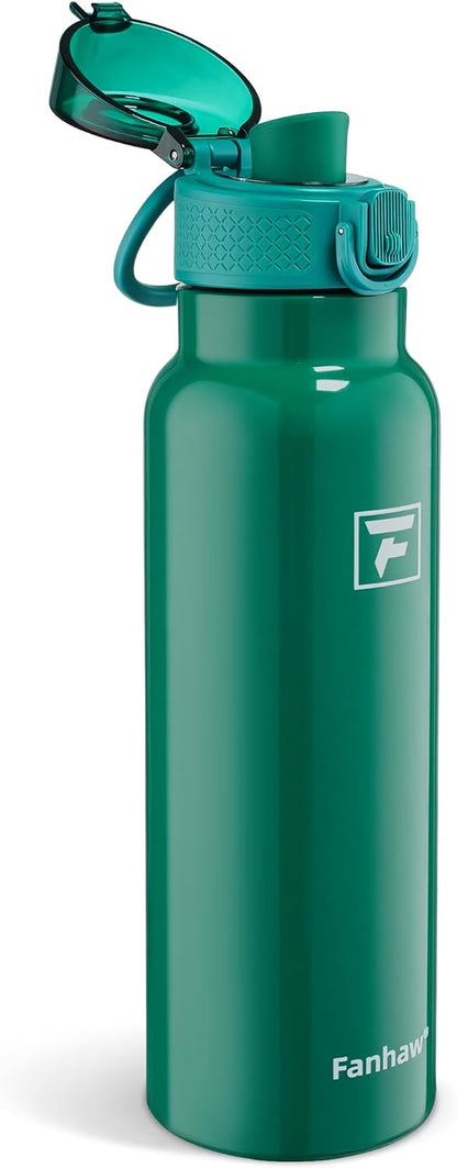 24oz Insulated Water Bottle with Soft Chug Lid, Pink