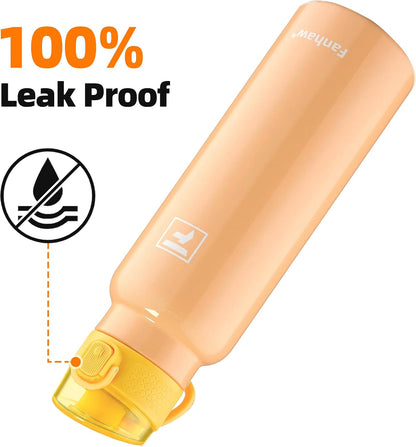 24oz Insulated Water Bottle with Soft Chug Lid, Pink