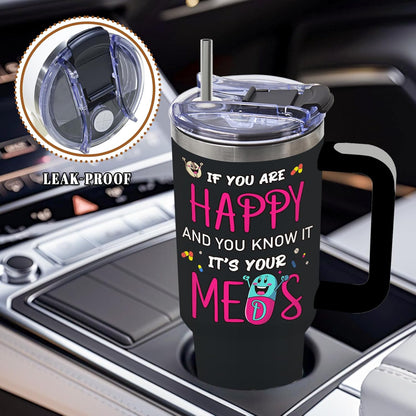 Funny Skull Tumbler 40oz, Insulated Funny Witchy Gifts for Women | Audacity Cup, Skeleton Unicorn Tumbler Leakproof, Gothic Skeleton Water Bottle, Aesthetic Gifts for Tarot Lovers, 1 Pack