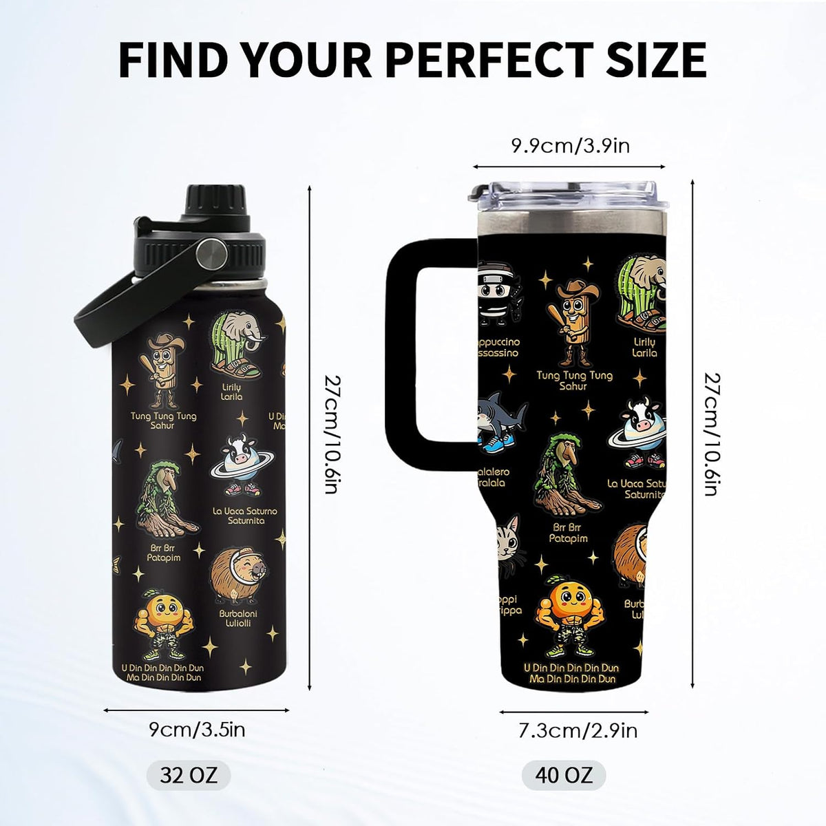 Funny Skull Tumbler 40oz, Insulated Funny Witchy Gifts for Women | Audacity Cup, Skeleton Unicorn Tumbler Leakproof, Gothic Skeleton Water Bottle, Aesthetic Gifts for Tarot Lovers, 1 Pack