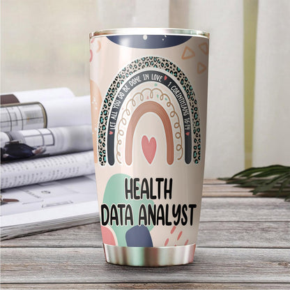 Let All You Do Be Done In Love Postal Clerk Tumbler Stainless Steel 20oz, Office Gifts Women Men Work Friends Coworker, Driking Coffee Cup For Birthday Christmas - Colors K