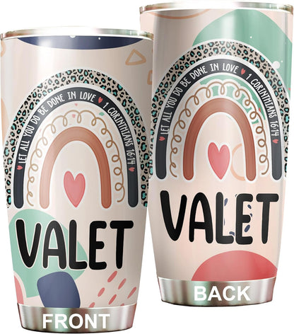 Let All You Do Be Done In Love Postal Clerk Tumbler Stainless Steel 20oz, Office Gifts Women Men Work Friends Coworker, Driking Coffee Cup For Birthday Christmas - Colors K