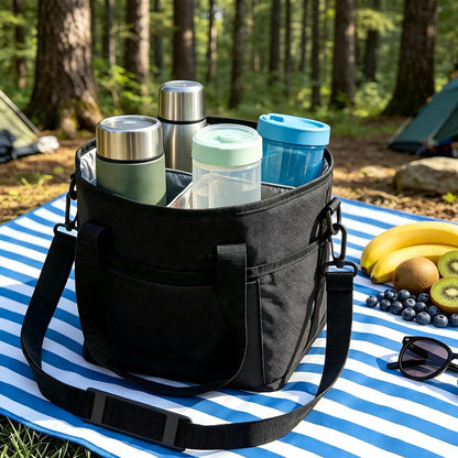 Drink Carrier Bag 4 Cup Holder, Reusable Beverage Carrier